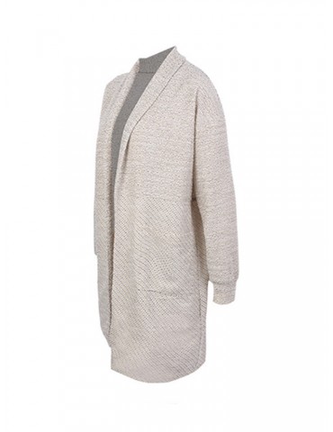 Knit Loose Casual Solid Color Cardigan