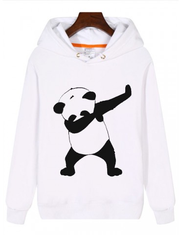 Casual Cartoon Print Hoodies for Women