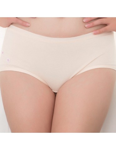 Breathable Cotton Hip Lifting Mid Waist Soft Panties