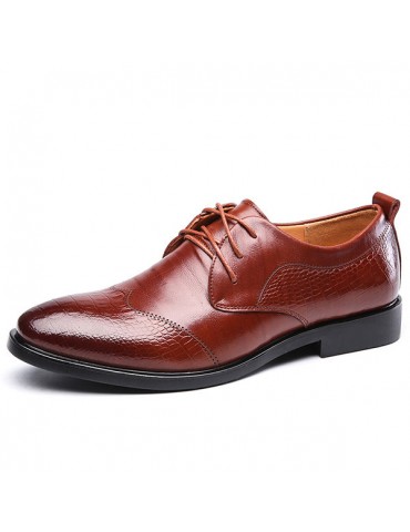 Men Cap Toe Dress Shoes