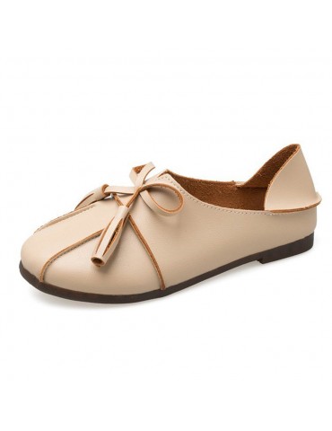 Women Casual Comfy Butterfly Knot Flats Shoes