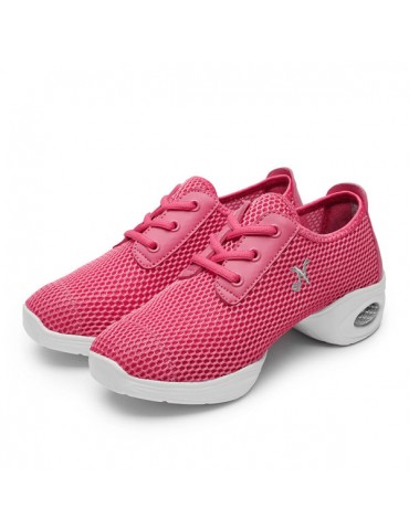 Mesh Cushioned Pure Color Casual Sport Shoes