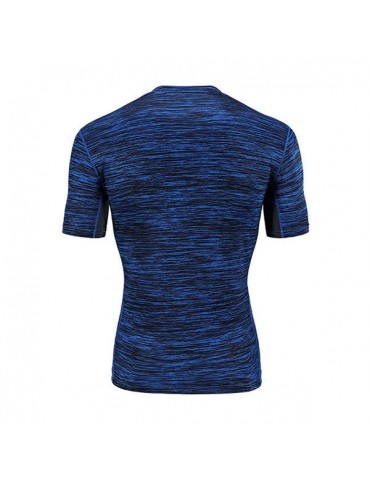 Mens Quick-drying Perspiration O-neck Short Sleeve Jogging Fitness Sport T-shirt