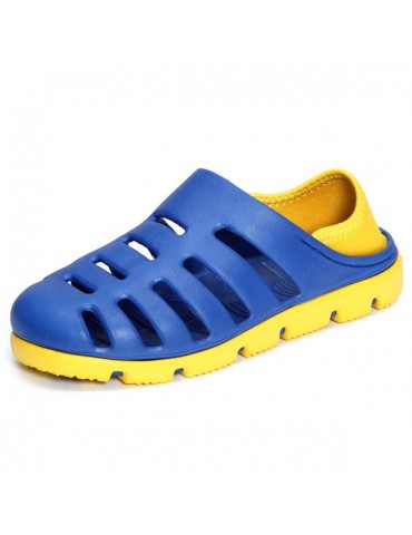 Big Size Multi-Way Wearing Hollow Out Breathable Casual Flat Beach Shoes