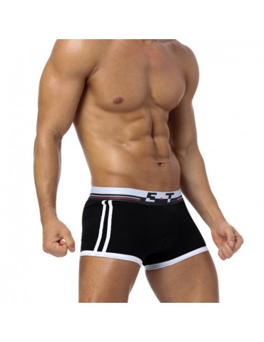 Sexy Breathable Patch Cotton U Convex Boxer Underwear for Men