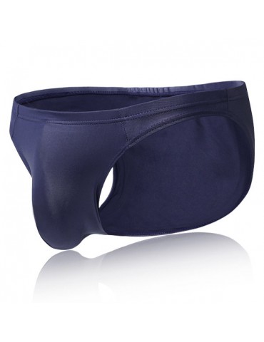 Sexy Smooth Synthetic Underwear Perform U Convex Pouch Briefs for Men