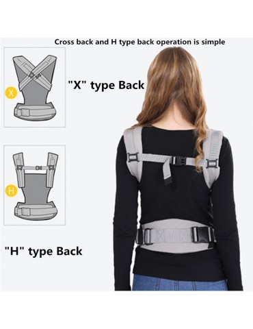 Newborn Infant Baby Carrier Breathable Ergonomic Adjustable Wrap Sling Backpack For Women