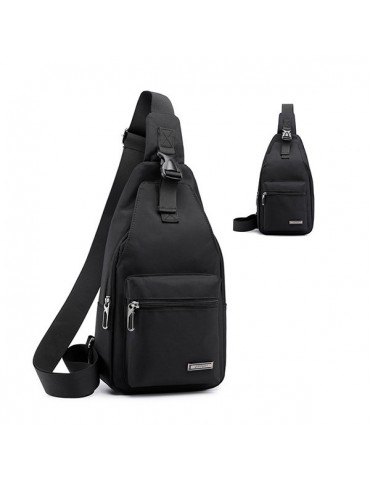 Men Nylon Waterproof Chest Bag Crossbody Bag