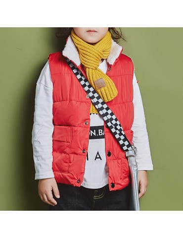 Soft Fleece Boys Girls Kids Waistcoat Autumn Winter Vests For 2Y-11Y