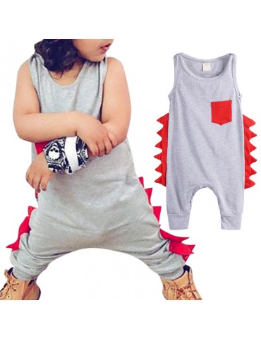 Cute Dinosaur Pattern Baby Boys Chic Romper For 0-36M