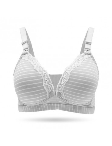 Lace Decor Wireless Maternity Anti Sagging Nursing Bras