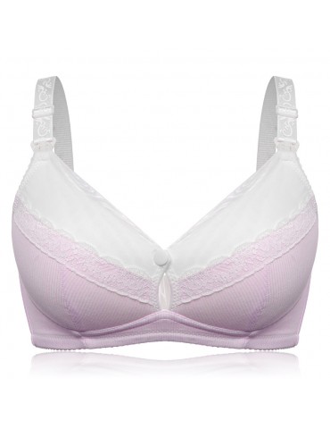 Pregnancy Bra Lace Patch Wireless Maternity Nursing Bra