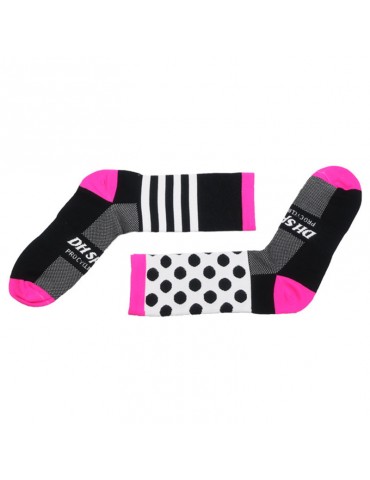 Mens Breathable Wicking Bicycle Sports Socks Running Basketball Long Tube Socks