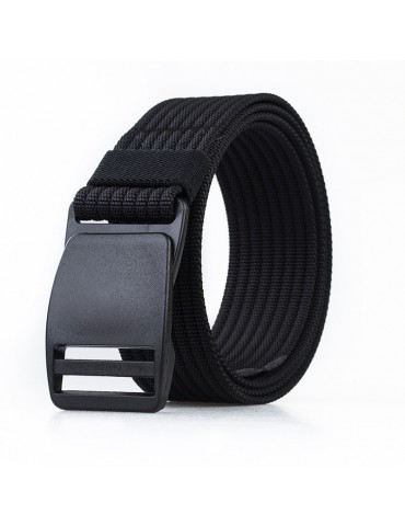 Men Plate Buckle Nylon Belt Outdoor Sport Durable Pants Strip Outdoor Wild Casual Belt