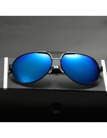 Men UV Protection Polarized Driving Goggle Eyeglasses Alloy  Sunglasses