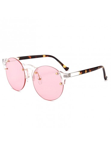 Womens Vogue Summer Round Frame Sunglasses Outdoor Casual Ocean Lens Glasses